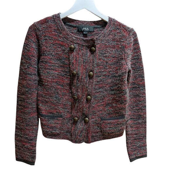 Jill By Jill Stuart Women's Double Breasted Buttoned Tweed Coat Size S - Picture 1 of 7